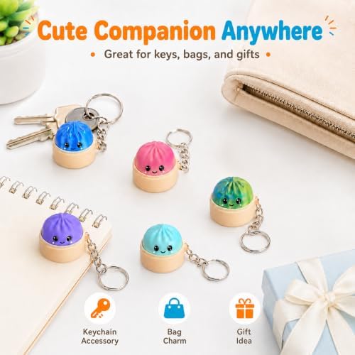 24PCS Dumpling Clicker , Fidget Toys for Party Favors & Gift Bags