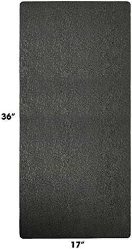 Stay-in-Place Machine Mat - 17" x 36" - Calms Vibration and Dampens Noise
