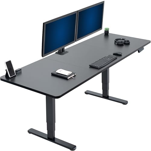 VIVO Black 83 x 30 in Standing Desk, DESK-KIT-2B8B