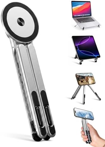 Laptop Stand - Portable Tablet Riser iPad Desk Mount, Silver