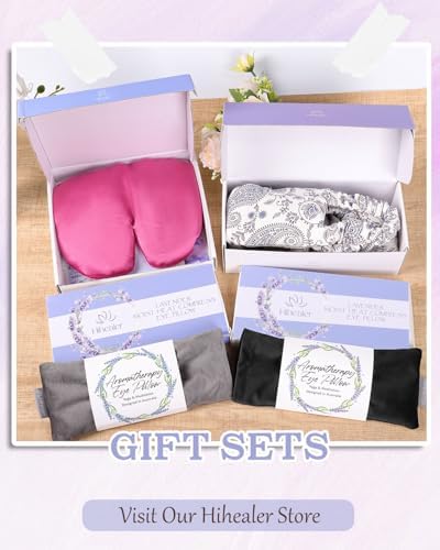 Heating Pad for Neck and Back, Extra Long Microwavable Weighted Moist Heat Pack, Reusable Neck and Back Wrap for Sore Muscles & Stress Relief