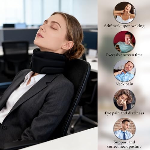 2PCS Neck Support Brace for Sleeping Anti Forward Tilt,Adjustable Set