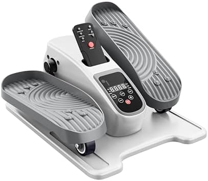 Under Desk Elliptical Machine, Electric Elliptical Leg Exerciser for Seniors with 12 Adjustable Speeds & Remote Control, Pedal Exerciser, Portable Quiet Electric Seated for Home Office