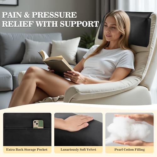 Recliner Headrest Pillow, Adjustable Comfort Neck & Head Support Pillow