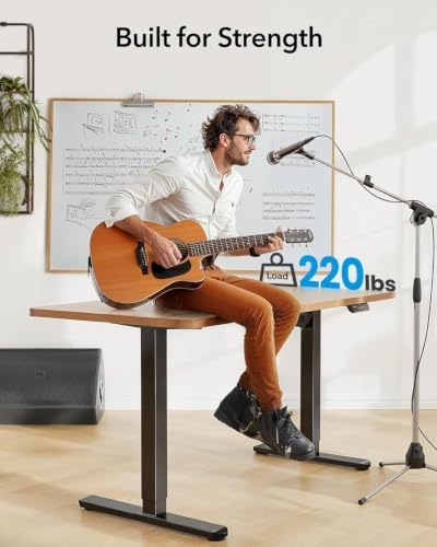 HUANUO Standing Desk Frame with Brushless Motor for Max 75 x 35 inch Tops