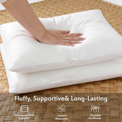 Black Striped Outdoor Lounge Chair Headrest Pillow 11"x16", 2 Pack