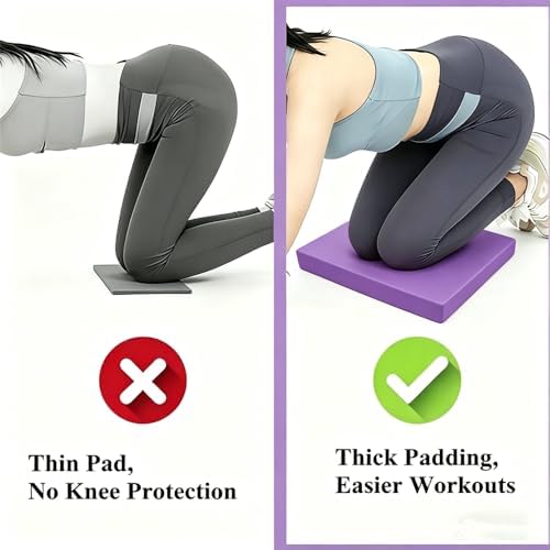 High-Density Balance Pad, Extra Large Balance Pad for Physical Therapy, TPU Foam Balance Board for Rehabilitation Stability Workout Knee and Ankle Exercise