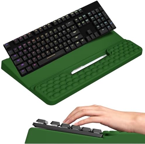 Ergonomic Keyboard Stand with Soft Memory Foam Wrist Rest for Office