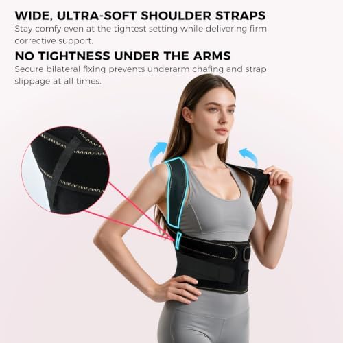 Posture Corrector for Women & Men, Full Back Brace Support