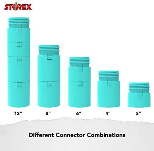 Storex Active Tilt Stool – Ergonomic Seating for Flexible Office Space and Standing Desks, Adjustable 12-24 Inch Height, Teal (00325U01C)
