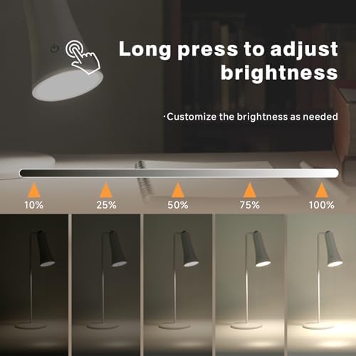 Rechargeable LED Desk Lamp, 4-in-1 Cordless Table Lamp