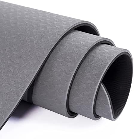 UMINEUX Yoga Mat Extra Thick 1/3'' & 2/5" Non Slip Yoga Mats for Women Eco Friendly TPE Fitness Exercise Mat with Carrying Sling & Storage Bag