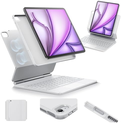 ESR for iPad Air 13 Inch Case Keyboard, Multi-Mode Magnetic Stand