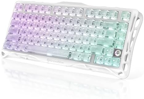 GravaStar Mercury K1 Lite 75% Wireless Mechanical Gaming Keyboard RGB