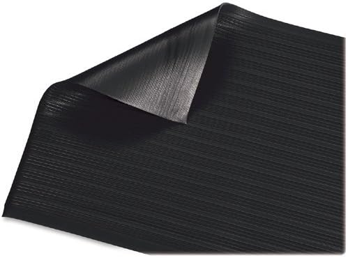 Genuine Joe Air Step Anti-Fatigue Black Mat, 36" L x 24" W