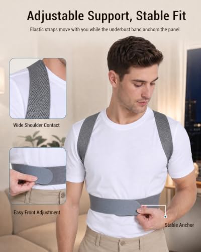 OFIR Men's After-Work Reading Posture Corrector, Upper Back Trainer