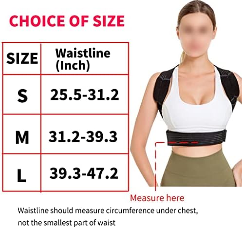 Invisible Back Posture Corrector Back Brace Extended Support Belt Adjustable Back Spine Lumbar Posture Correction(S code) (D,XL code)