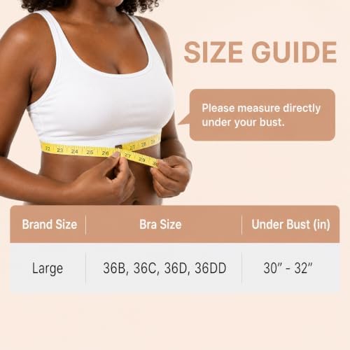 Posture Corrector Bra for Women, Back Support Front Closure Wireless Bra
