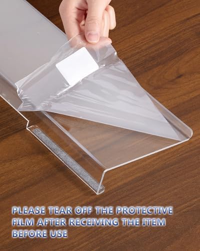 Acrylic Computer Keyboard Wrist Rest Stand for Desktop, Keyboard Riser