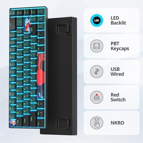 Owpkeenthy 60% Wired Mechanical Keyboard