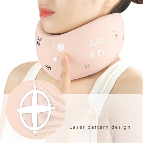 Neck Brace, Soft Memory Foam Cervical Collar Universal Neck Support Brace for Sleeping, Portable Neck Traction Equipment Forward Head Neck Posture Corrector for Women Men Spine Pressure (Black)