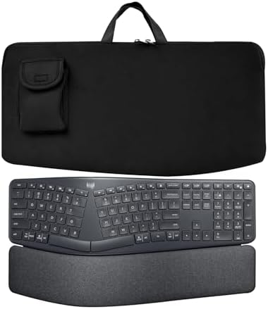 Keyboards Sleeve Bag for Logitech Ergo K860 / for Arteck Split Ergonomic