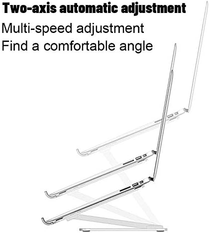 DXX Laptop Heat Dissipation Stand, Ergonomic Aluminum Laptop Mount Computer Stand, Detachable Laptop Riser Notebook Holder Stand,Metal Holder Compatible with 10 to 15.6 Inches Notebook Computer