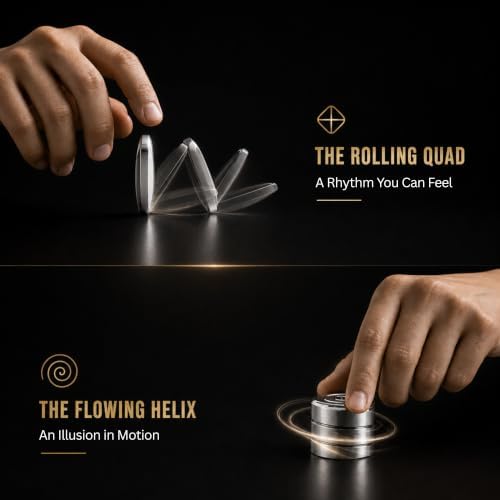 The Executive Fidget Set™ – Luxury Metal Desk Toys for Adults with ADHD & Anxiety | Premium Stress Relief & Executive Office Gift