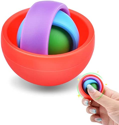 Fidget Toy for Adults, Colorful Sensory Toys for Teens 8-12, Easter Basket Stuffers Gift Ideas for Boys Girls Teens Kids, ADHD Autism Quiet Stress Relief Finger Toy Hand Fidget Spinner