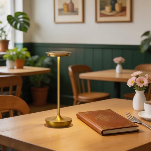 LED Rechargeable Cordless Table Lamp Battery Operated Light