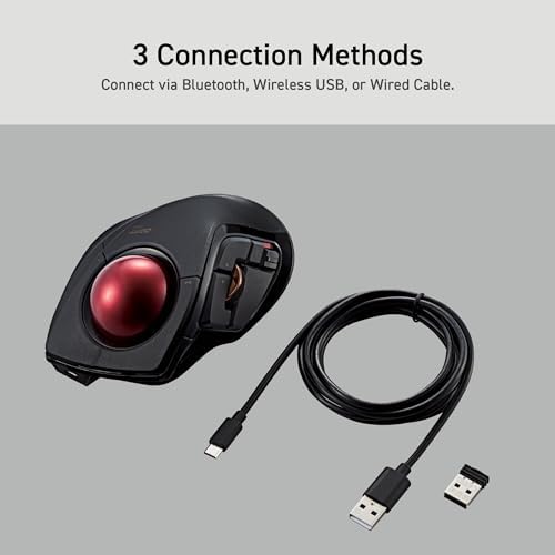 ELECOM DEFT PRO Trackball Mouse M-DPT1MRXBK