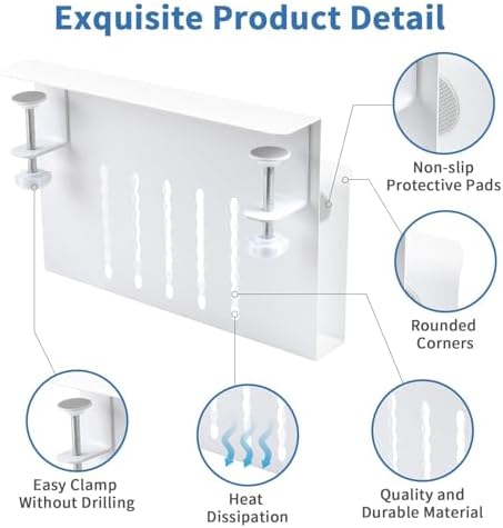 Desk Side Storage, Under Desk Hanging Desk Accessories