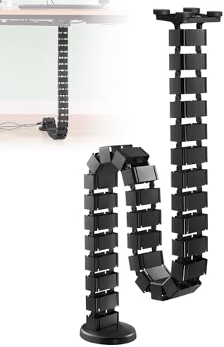 Under Desk Vertebrae Cable Management Spine Fit for Sit Stand Desk