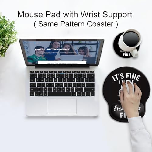 Ergonomic Mouse Pad with Wrist Rest Support,Gel Mouse Pads for Desk