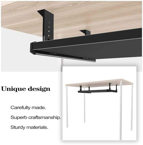 FRMSAET Drawer Slides 12/14/16/18 inch Cabinet Rails Hardware-14 inch Black