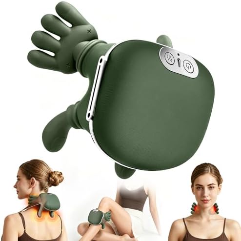 2026 4D Neck Massager with Heat, Deep Tissue Pain Relief,Shoulder Massager