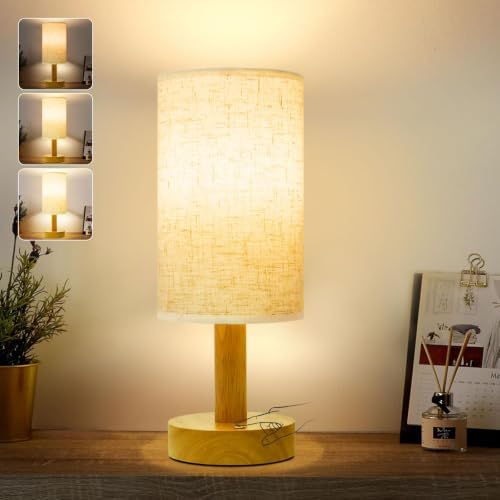 Rechargeable Cordless Table Lamp, Touch Stepless Dimming with Memory