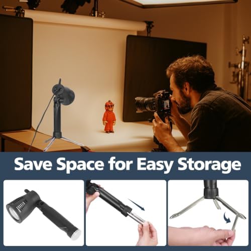 EMART Photography LED Spotlight for Video Recording and Studio,2-Pack