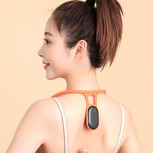 Smart Posture Trainer with Vibration Reminder for Men & Women (Orange)