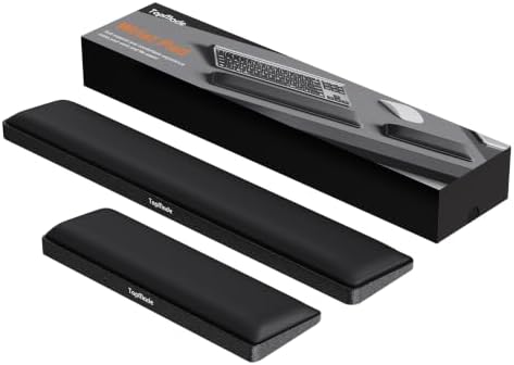 Cooling Gel Wrist Rest Set, TKL Keyboard & Mouse Wrist Support Pad