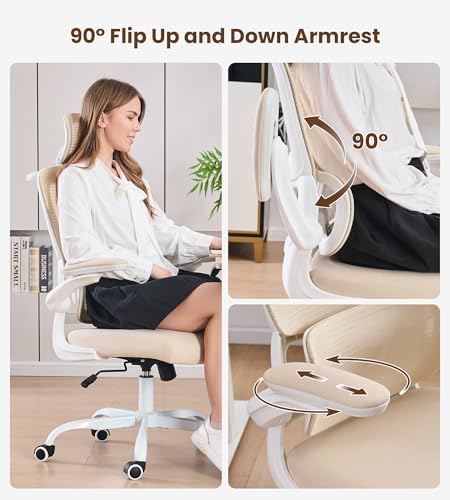 Ergonomic Office Chair, Executive Chairs with Adjustable Lumbar Support
