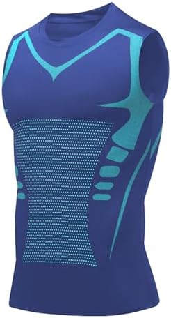 Compression Shirt Men Slimming Body Shaper Vest Crewneck Workout Tank Top