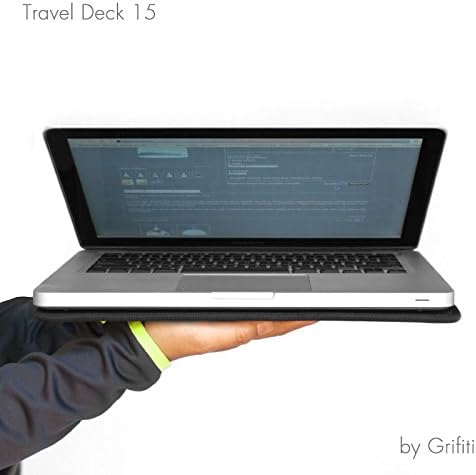 GRIFITI Home and Office Portable Travel Deck 15 Lap Desk Table 10 x 15 x 0.25 Inch for Laptop, Lapboards, Computer, Notebooks, Mechanical Keyboard Platform, Ipads, and Writing Boards
