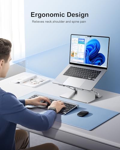 JOIOT Ergonomic Laptop Stand,Adjustable Riser for 10-17.3” Computer