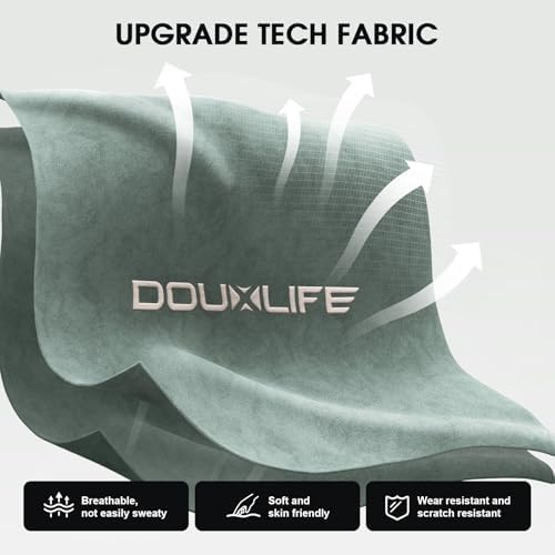 Douxlife Tech Fabric Gaming Chair, Massage Office Computer Chair