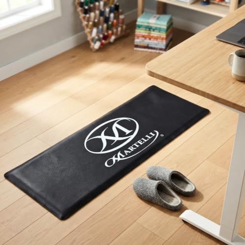 Martelli Enterprises Anti-Fatigue Floor Mat – Ergonomic Cushioning Mat - Non-Slip Grip for Sewing, Standing Desks, Kitchens, Workshops – Foam Pain Relief for Feet, Knees, and Lower Back