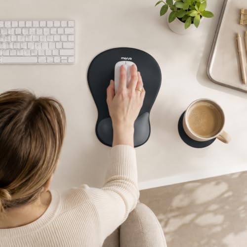 MOSISO Wrist Rest Mouse Pad Set, Ergonomic Mousepad with Wrist Support