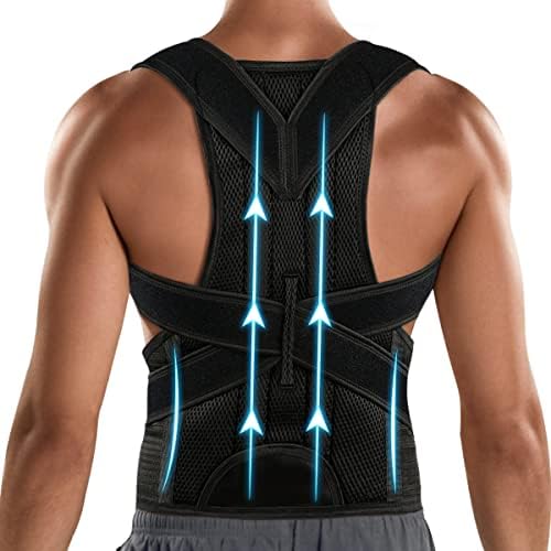 Posture Corrector for Men&Women - Back Brace for Lumbar Support and Upright - Breathable Back Straightener Back Corrector X-Large(37-42 Inches)
