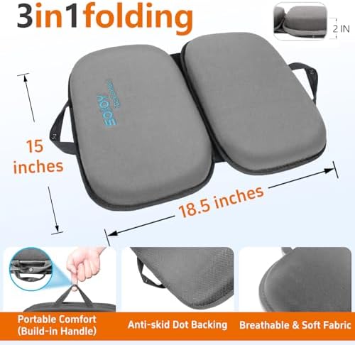 Sojoy 3 in 1 Gel Seat Cushion (Darkgray)