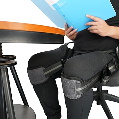 Melo Support belt for better back whole day Lower Back Support Belt -Posture Correcting Harness & Relieve Sciatica, Keeps Back Straight While Seated, Suitable in Office or At Home or Outdoors（Black）